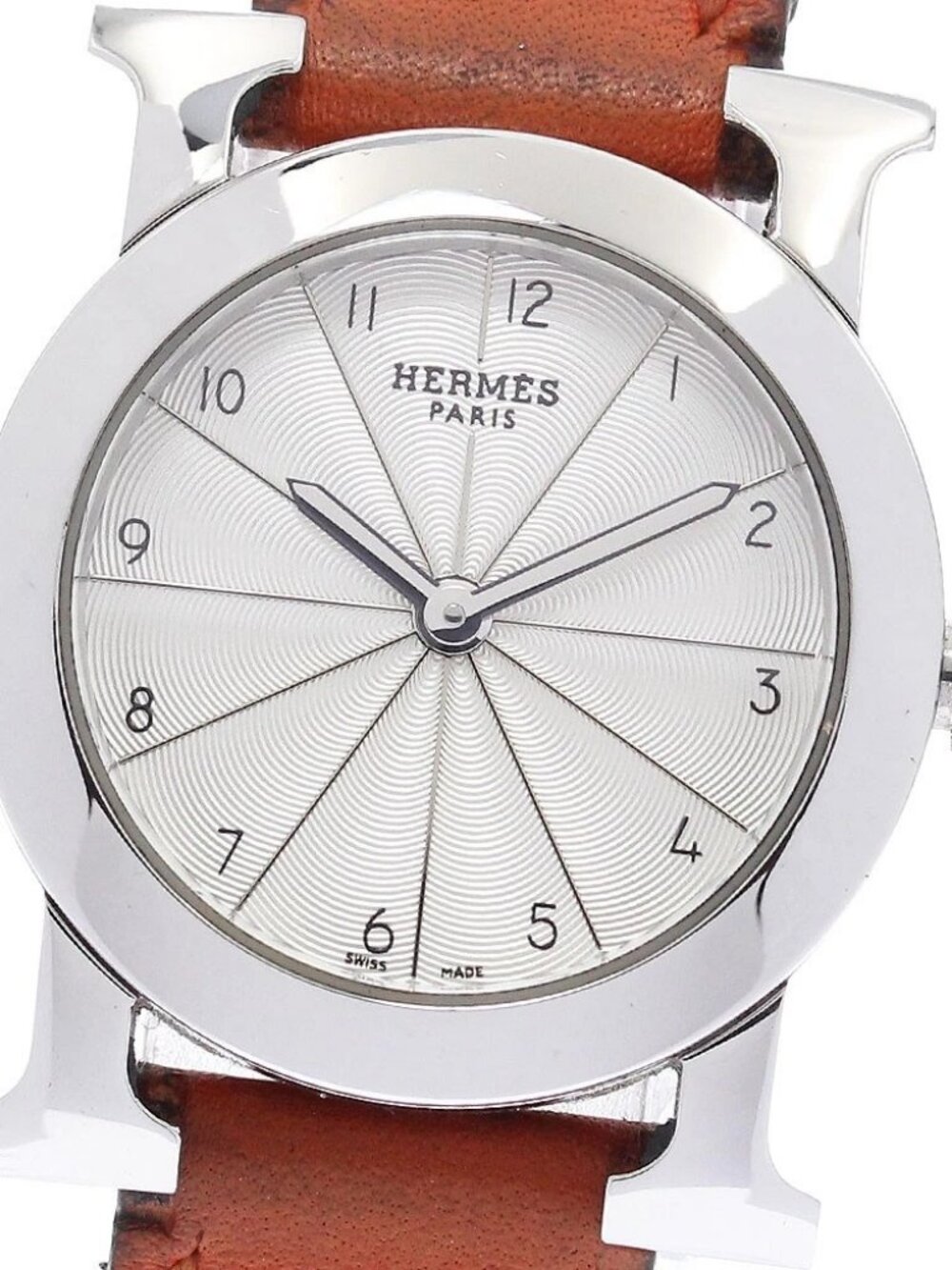 HERMES H watch Rondo HR1.210 Silver Dial Quartz Ladies Watch_922165